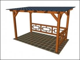 PERGOLA HELGA 400D